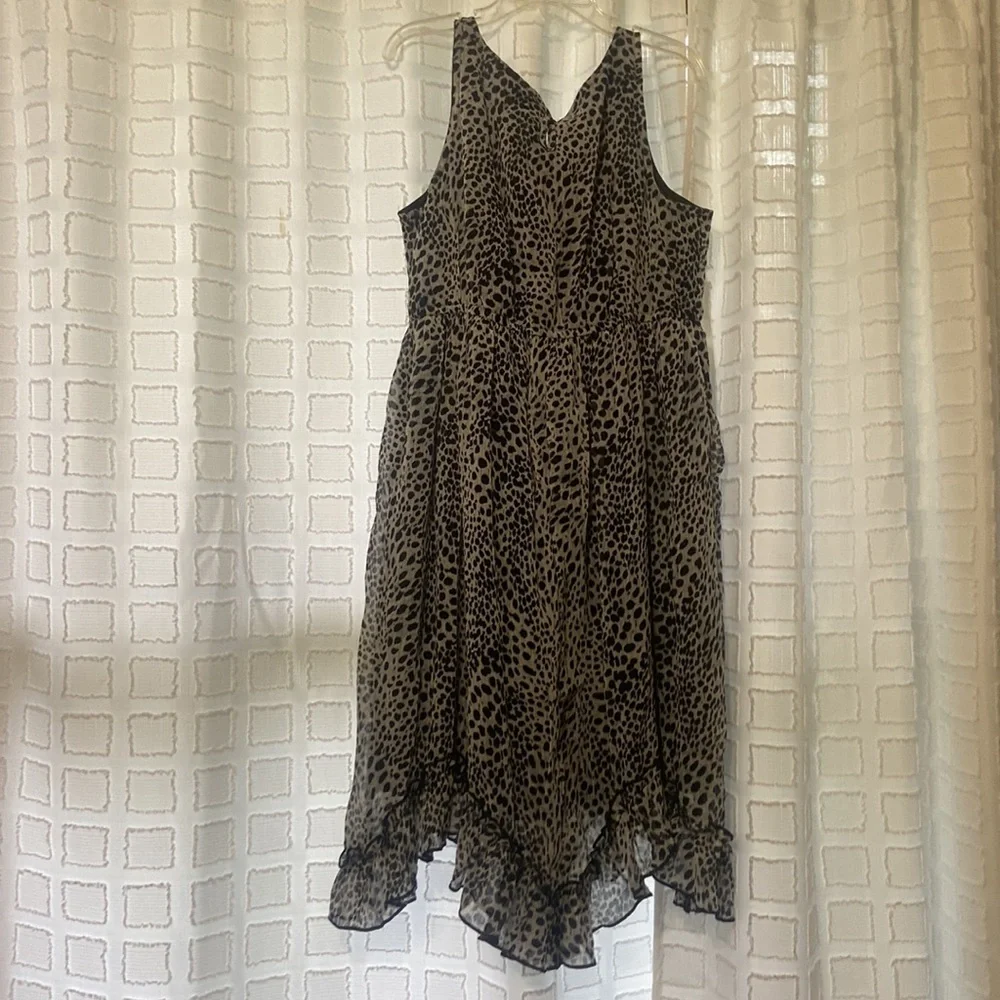 Girls animal print dress! Very cute!
